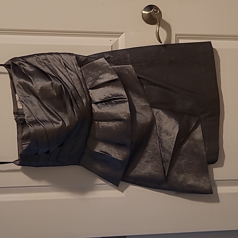 Calvin Klein gunmetal party dress